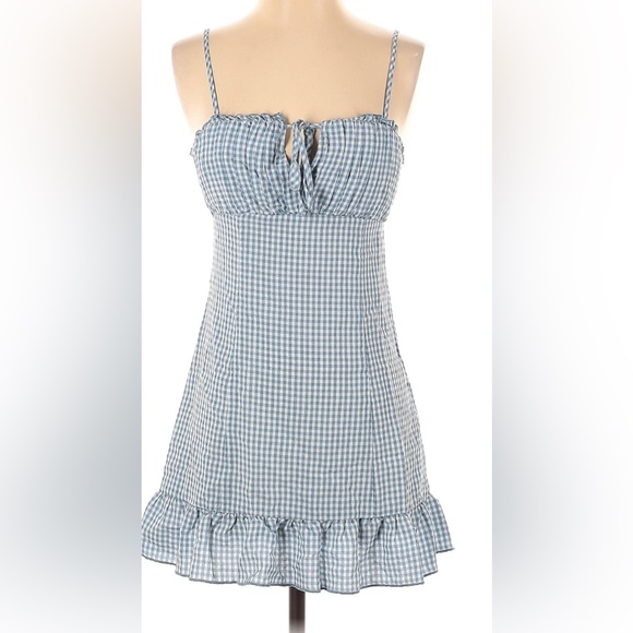 L. A Hearts Dresses & Skirts - In GUC blue plaid dress